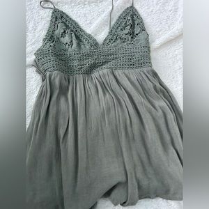 Tie back romper